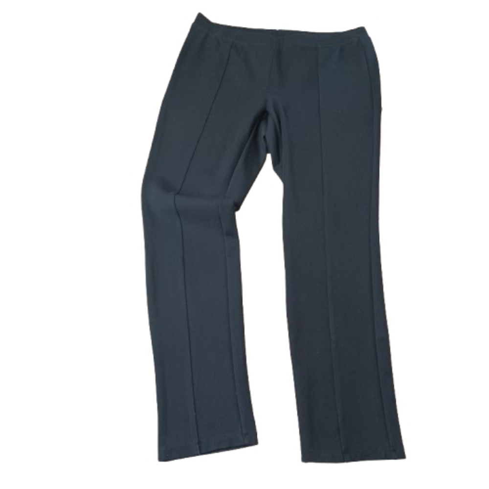 Unbranded 6P Petites Basic Black Slack Pull On Stretchy Thick Legging Pants